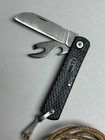 Greek Army Issue Folding Pocket Knife With String 