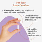 - Boric Acid Suppositories For Women - 600mg - Feminine Care - For Vaginal Odor