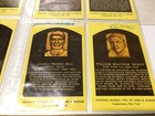 17 National Baseball Hall Of Fame Plaque Postcards All Signed Autos By Players
