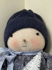 15  Handmade Primitive Winter Christmas Snow Girl With Tree