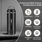 Travel Electric Kettle 17oz 500ml Portable Small Water Boiler With 4 Temperat   