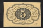        1st First Issue 5c Fractional Currency Fr 1230 Five Cents 22541