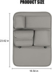 Car Backseat Organizer  2pcs Leather Woven Multipurpose Vehicle Seat Back Protec