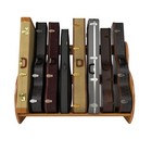 The Studio    Deluxe Multi Guitar Case Storage Rack   Red Oak   Grande Size