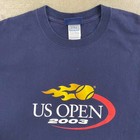 Vintage Us Open 2003 Tennis Gildan Tee Shirt Size L