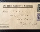 Niger Coast 1894 Ohms Old Calabar Cover Missionary Oskar Thal Sg45 49 50