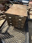 Vintage Steel Industrial Card Catalog Cabinet 8 Drawer Organizer Storage Box