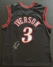 Allen Iverson Signed 76ers Mitchell   Ness Swingman Jersey Beckett The Answer