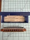 Hohner Blues Harp Ms Diatonic Harmonica Key Of Eb Wood metal Square Hole W  Case