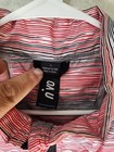 Nvo Running Golf Vest Lightweight Full Zip Striped Sleeveless Jacket Xl