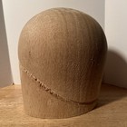 Vintage Wood Hat Mold Primitive Millinery Hatters Block Form 22    1010x