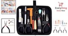 19pcs Jewelry Making Tools Kit With Zipper Storage Case For Crafting   Repairs
