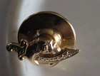 Vtg Freemason Masonic Shriner Logo 14k Gold Tone Lapel Pin