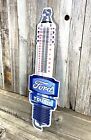 Ford Tough Spark Plug Thermometer 17  Metal Aluminum Sign Garage Bar Truck New