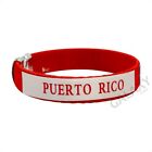 Puerto Rico Bracelet    Puerto Rico Flag Satin Bracelet 