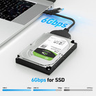 Sata To Usb Cable  2in1 Usb-c usb 3 0 To Sata Iii Hard Driver Adapter Compatible