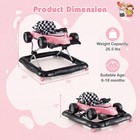 4-in-1 Baby Push Walker  Activity Center W 3-level Adjustable Height  Music Box