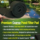 Classic Koi Pond Filter Pad Coarse     Bulk Roll Pond Filter Media Rigid Ultradura