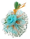  Kentucky Derby Fascinators For Women High Tea Party One Size Orange light Blue