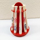 Vintage Louisville Slugger Mlb Baseball Mini Bat Bank Complete