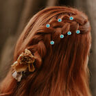 New Flower Wedding Hair Pins Bridesmaid Crystal Diamante Grips Bridal Hair Clips