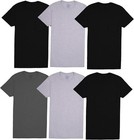Mens 8-pack Assorted Pocket Crew T Shirts By Fruit Of The Loom Comfortable   