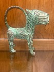 Rare Bronze Benin Leopard Sculpture