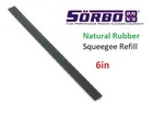 Sorbo Replacement Genuine Squeegee Rubber Refill Window Washing Clean 6in  36in