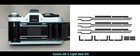 3kit Set Canon Ae-1 Ae1 Camera Light Seal Adhesive Form Replacement From Japan