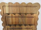 Pioneer Woman Scalloped Cutting Boards Acacia Wood Kitchen Board 3pc Set