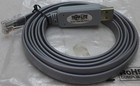Usb To Rj45 Cisco Console Rollover Cable Tripp Lite U209-006-rj45-x 6 Ft Gray