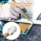 1 2 4x Professional Diamond Tip Glass Cutter Steel Blade Precision Cutting Tools