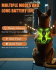 Light-up Led Dog Harness     Rechargeable No-pull Vest For Night Walking