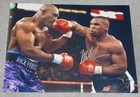 Mike Tyson Signed Holyfield Punch 16x20 Photo   Beckett Witness Coa 3634