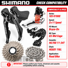 Shimano R7000 105 Road Groupset 2x11 St-r7000 Fd-r7000 Rd-r7000 Gs Hg700 Hg601