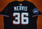 Miami Marlins Matt Mervis 2025 Game Issued Un Worn Used Jersey  cubs Team Israel