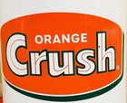 Vintage C  1960 Orange Crush One Gallon Syrup Can Sign Coca Cola Coke 7up Pepsi