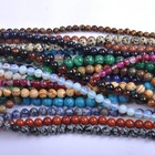 Lot Natural Gemstone Round Charm Spacer Loose Beads 4mm 6mm 8mm 10mm 12mm