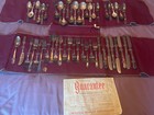 Vintage Wm Rogers Mfg co  Original Silverplate Flatware Fork Knife Spoon 49pcset