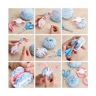 4 Sizes Pompom Pom-pom Maker For Fluff Ball Weaver Needle Craft Diy Wool Knit   