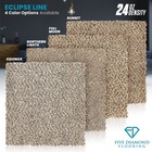 Eclipse Peel And Stick Carpet Tiles  Attached Cushion  Easy Diy Install  Soft   