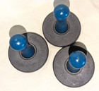 Nordic Ware Cookie Stamps Press Mold 3 Stamps Snowflake Print Wood Handles D7