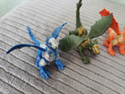 Mega Bloks Mini Dragons Universe Lot Of 7 - Vintage Armored Dragons Minature D d