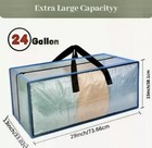 Extra Large Moving Bags 4 Pack Clear Heavy Duty Storage Bags With Zipper