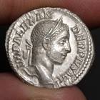 Fides Militum Denarius Xf Ancient Roman Empire Silver Coin 231ad Severus Alex