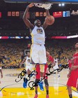 Festus Ezeli Signed Golden State Warriors Basketball 8x10 Photo Proof Coa Auto