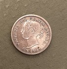 1858 Canada 10 Cents Silver Coin
