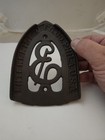 Antique Sad Iron Trivet Stand Enterprise Mfg Co Philadelphia Usa Cast Iron