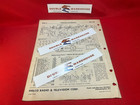 June 1939 Philco Radio Service Bulletin No  327 Models 40-130  40-135