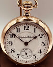             Serviced  Engineer s New York Hartford Railroad Gold 18s  21j Pocket Watch